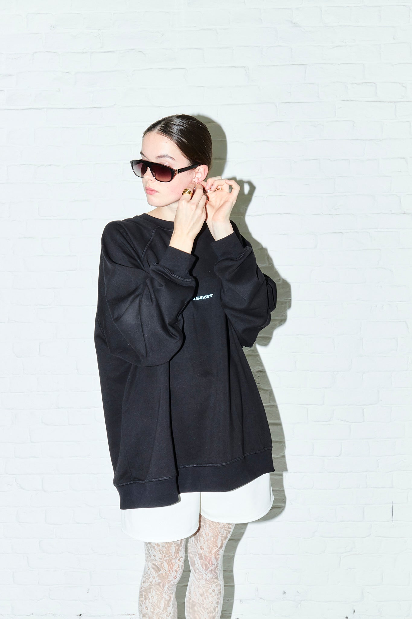 The Oversize Sweat I Black