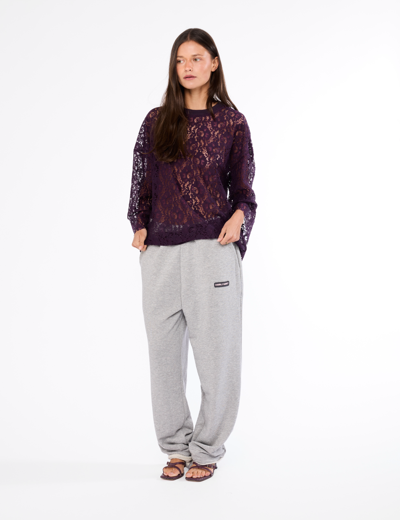 The Lace T - Purple