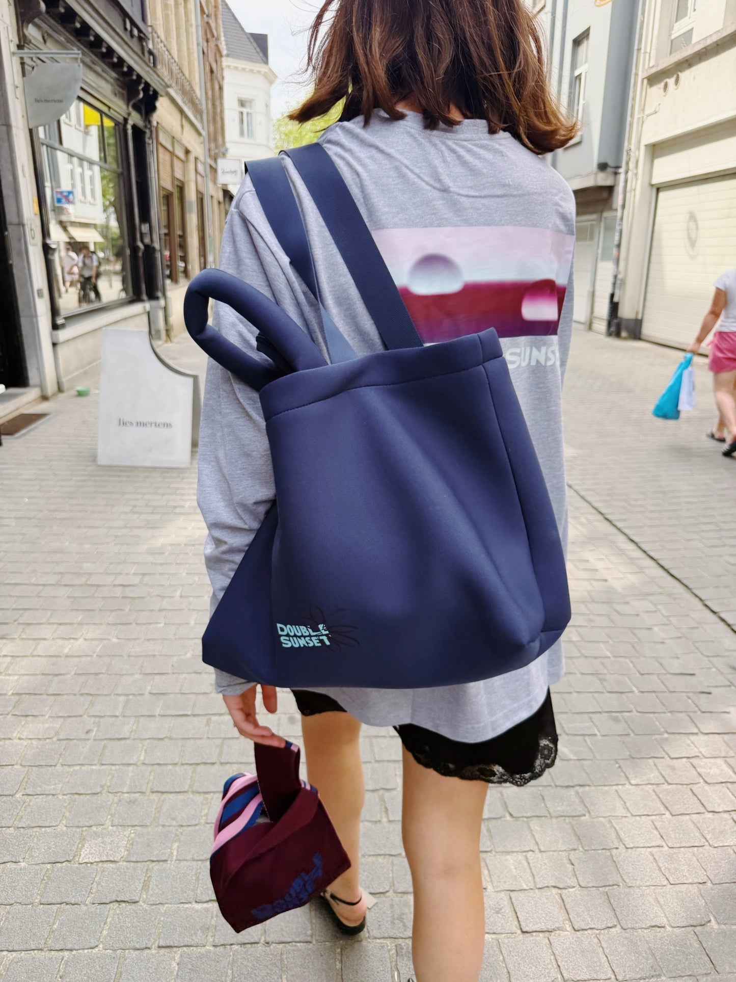 Caro x Double Sunset I Plum Signature Caro Bag