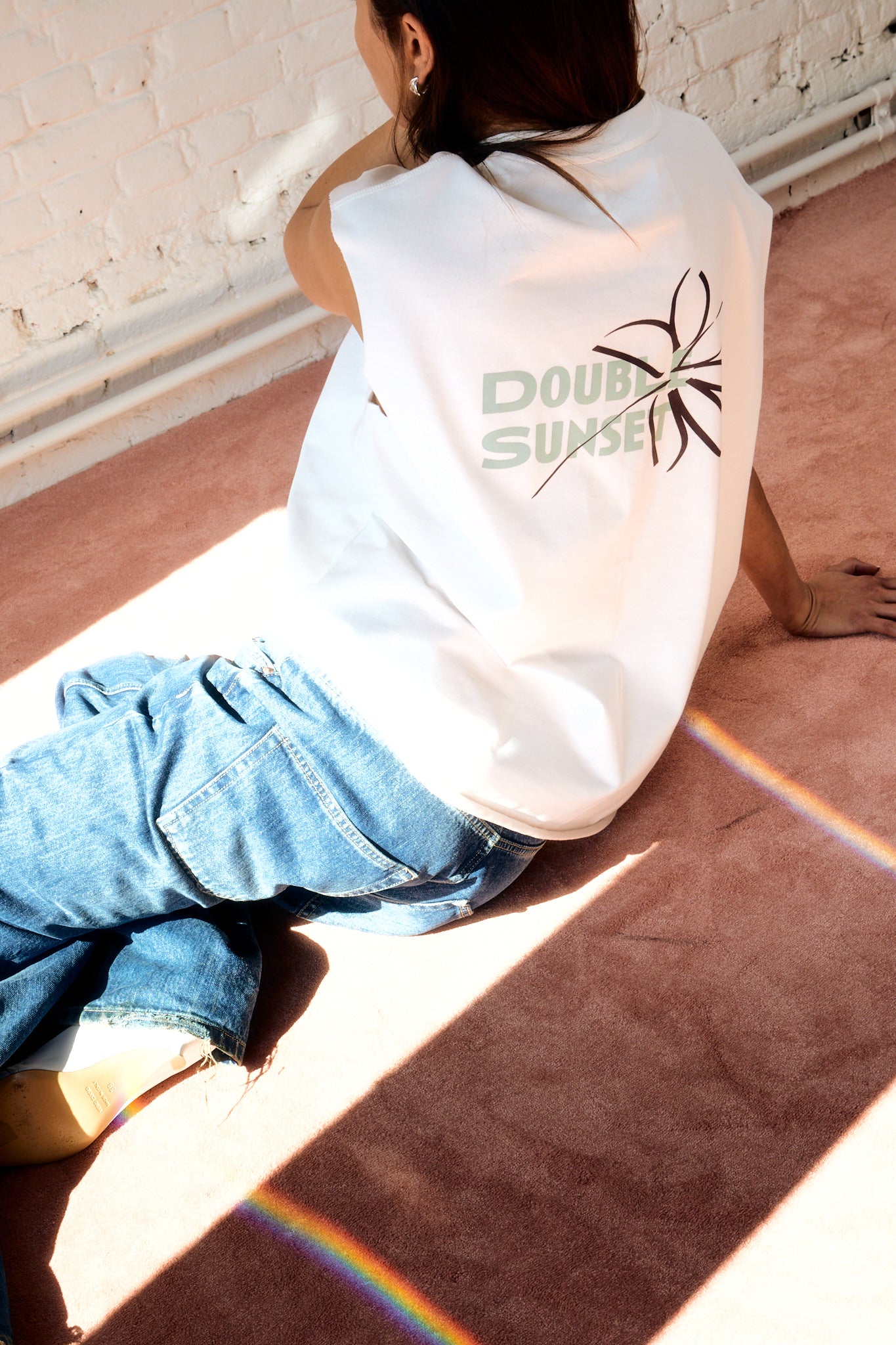 The Sleeveless T I White