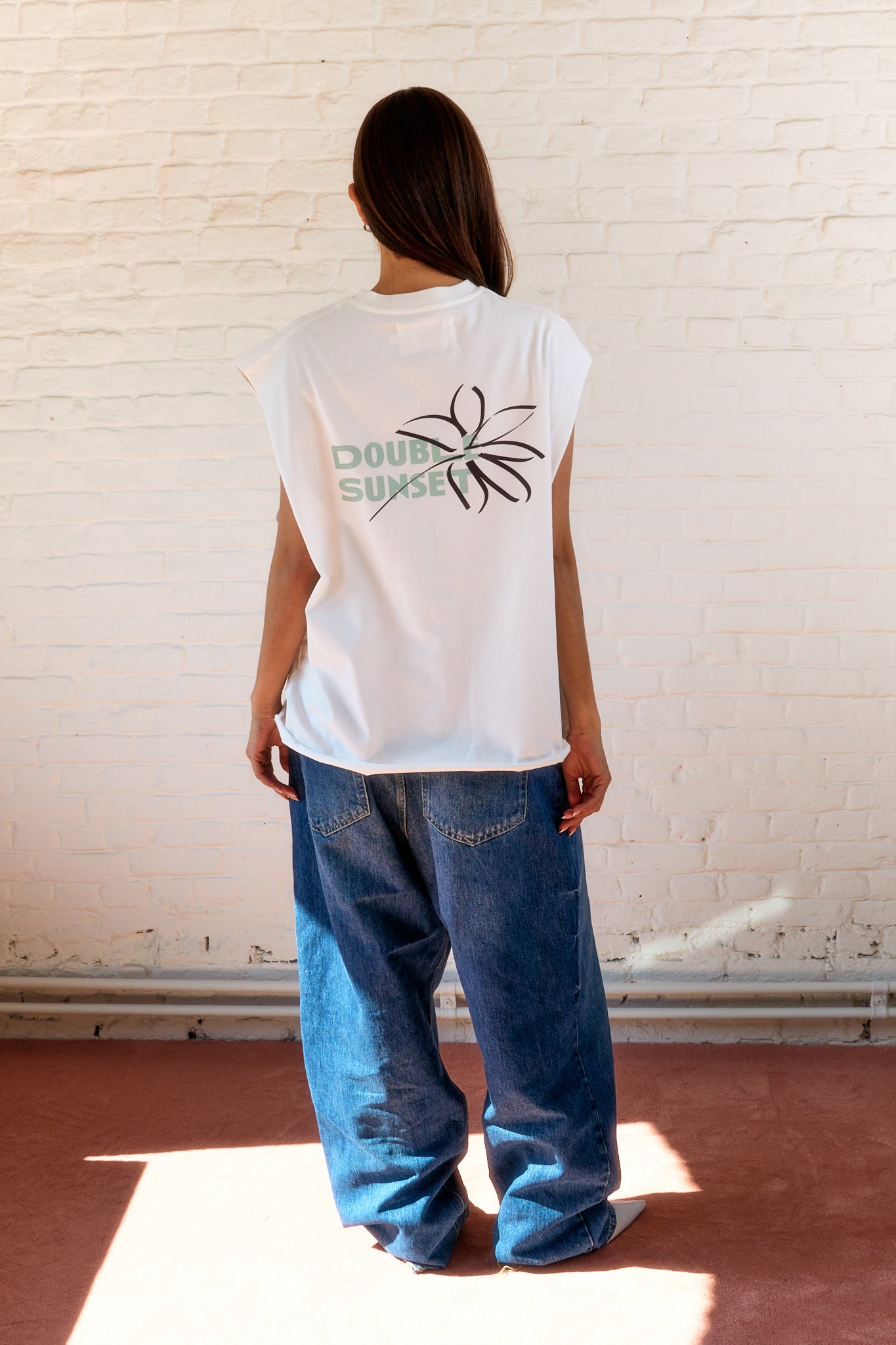 The Sleeveless T I White