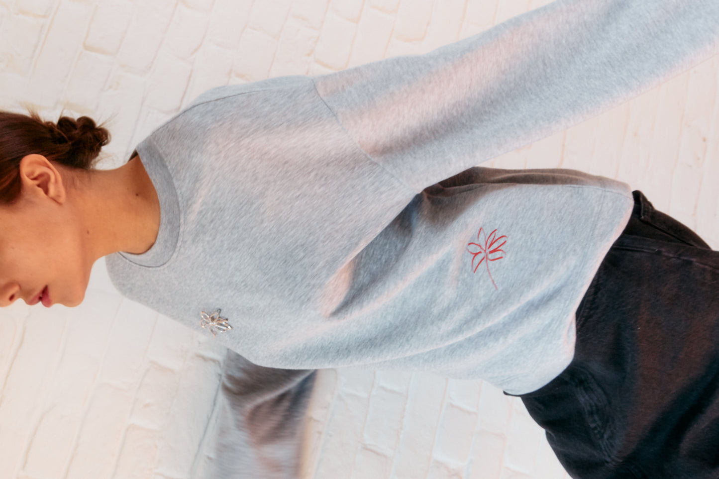 The Wide Sweat I Grey