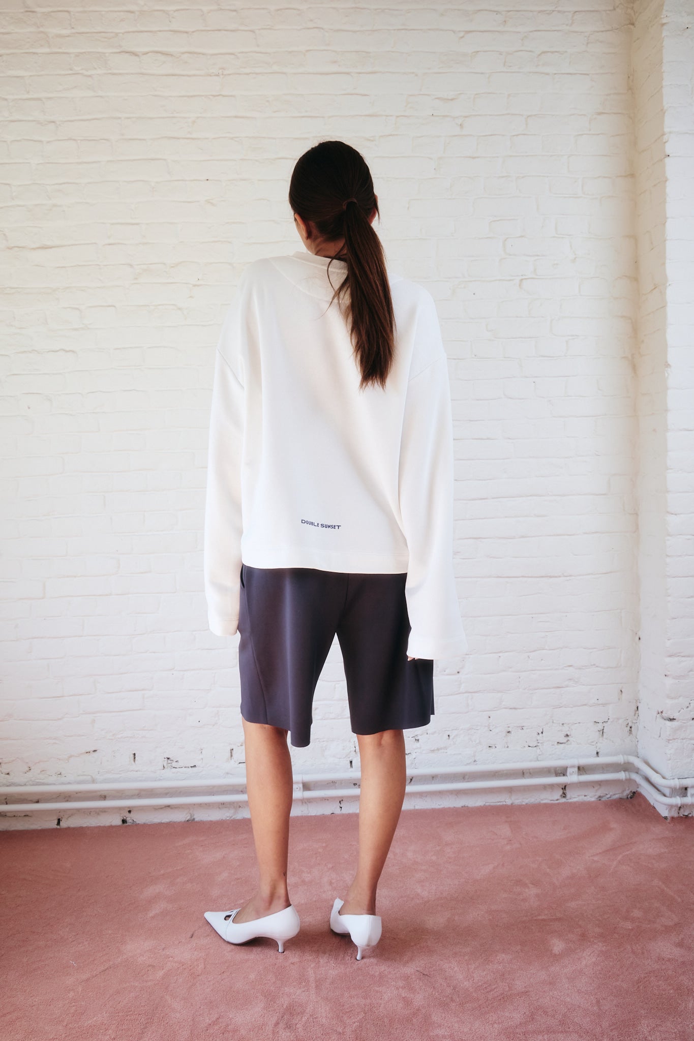 The Wide Sweat I White