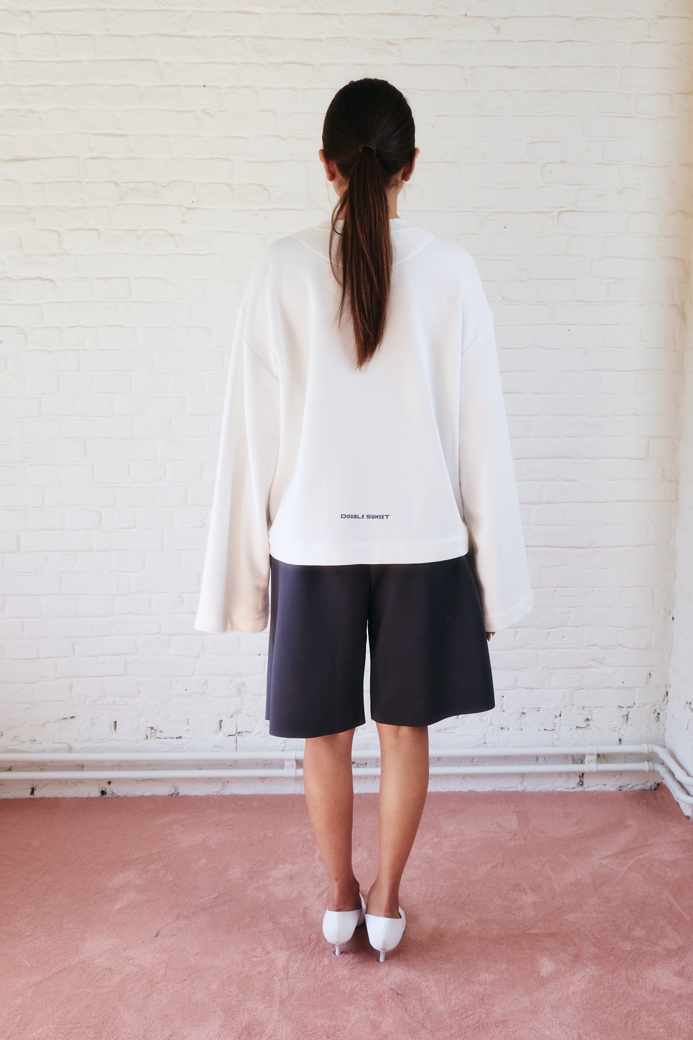 The Wide Sweat I White