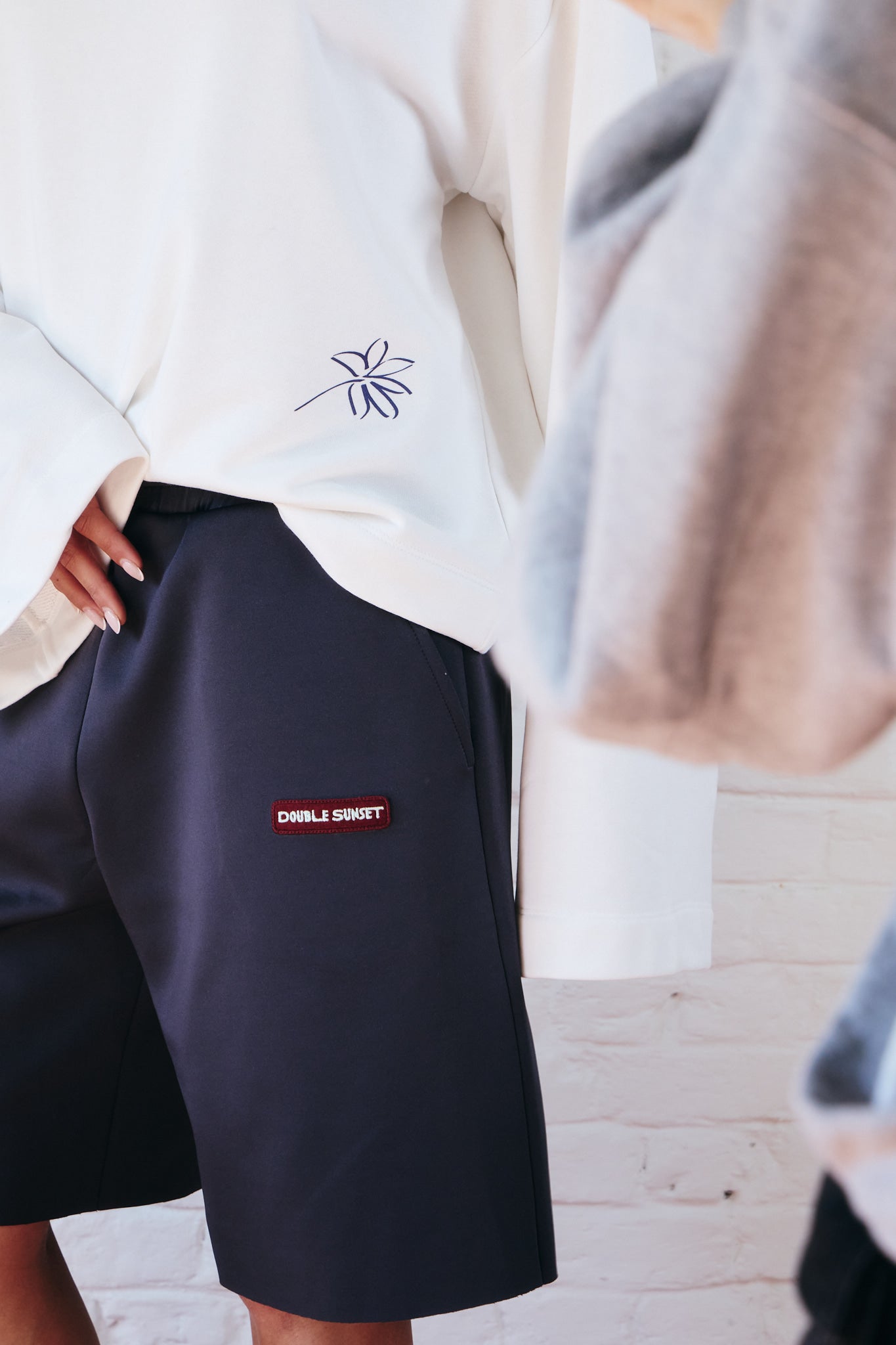 The Wide Sweat I White