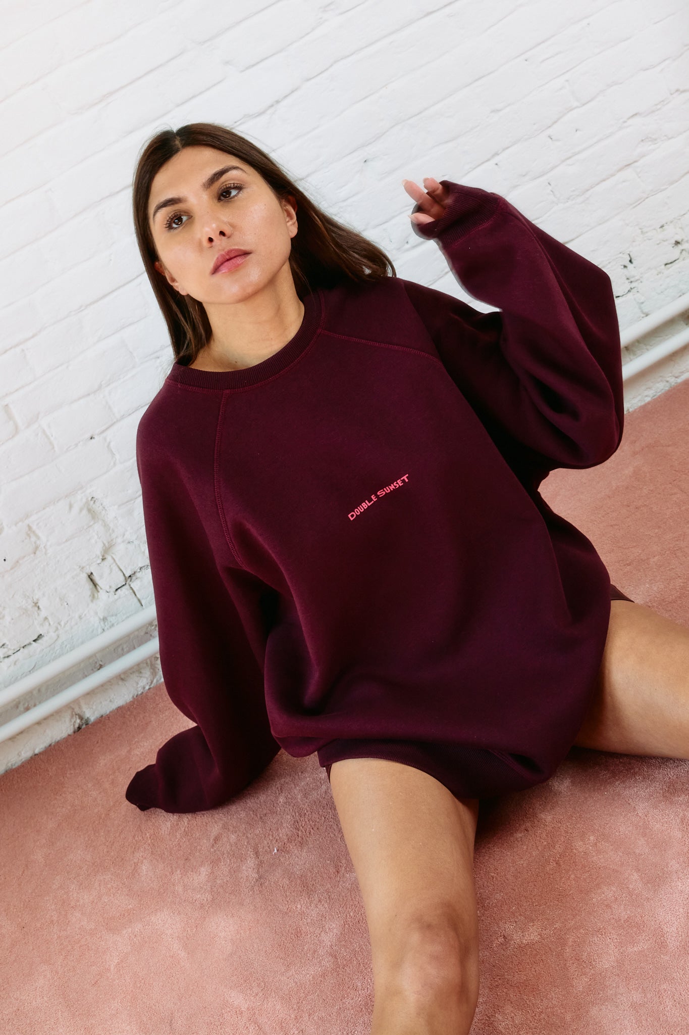 The Oversize Sweat I Plum