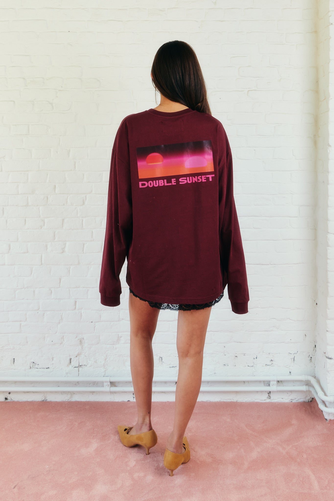 The Unisex Long Sleeve I Plum