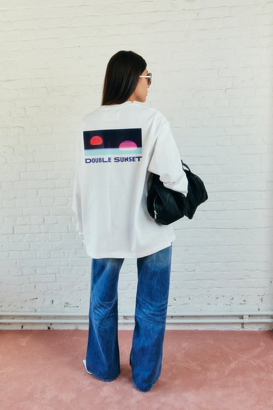 The Unisex Long Sleeve I White