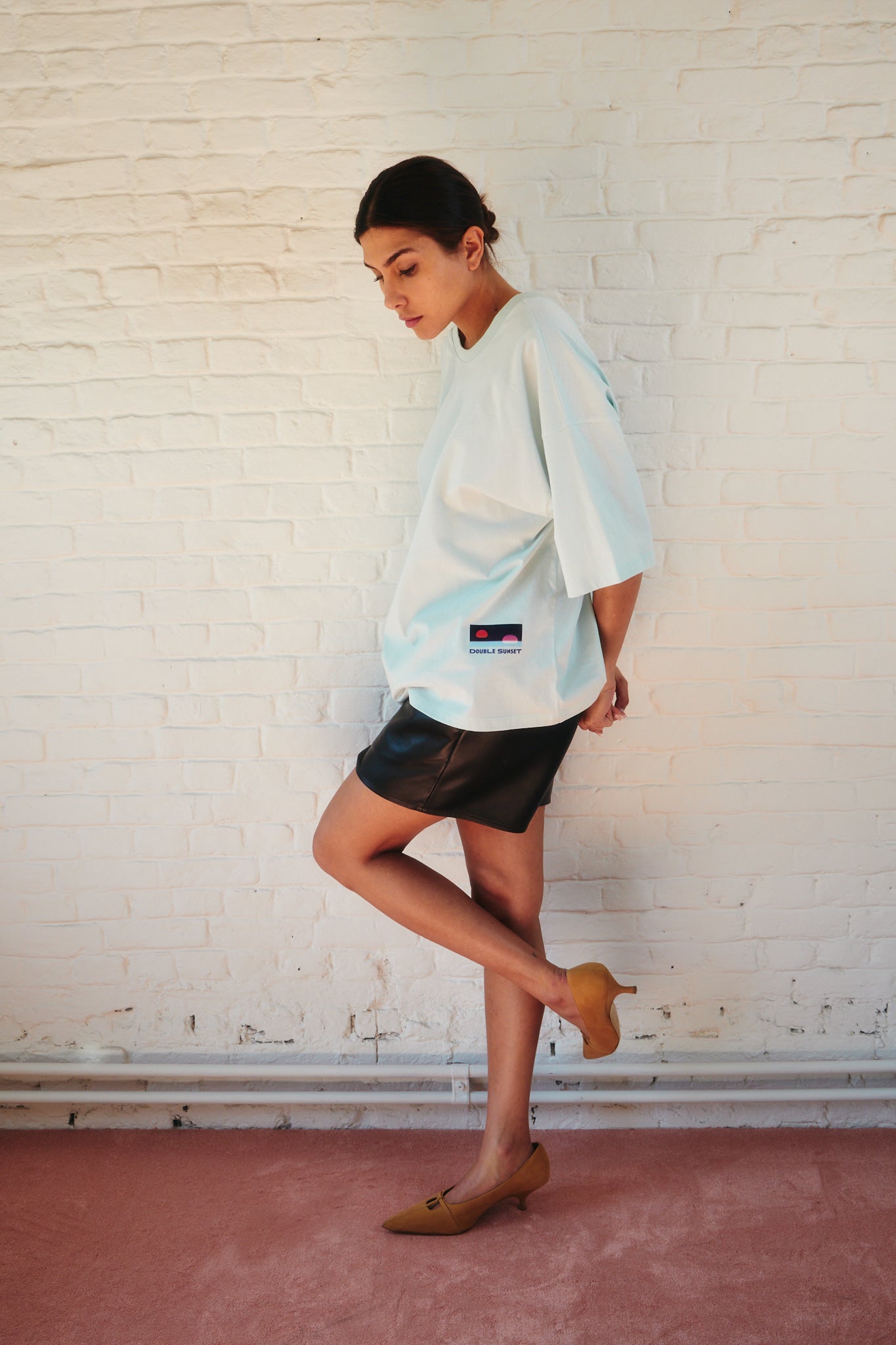 The V Back T I Sage Green