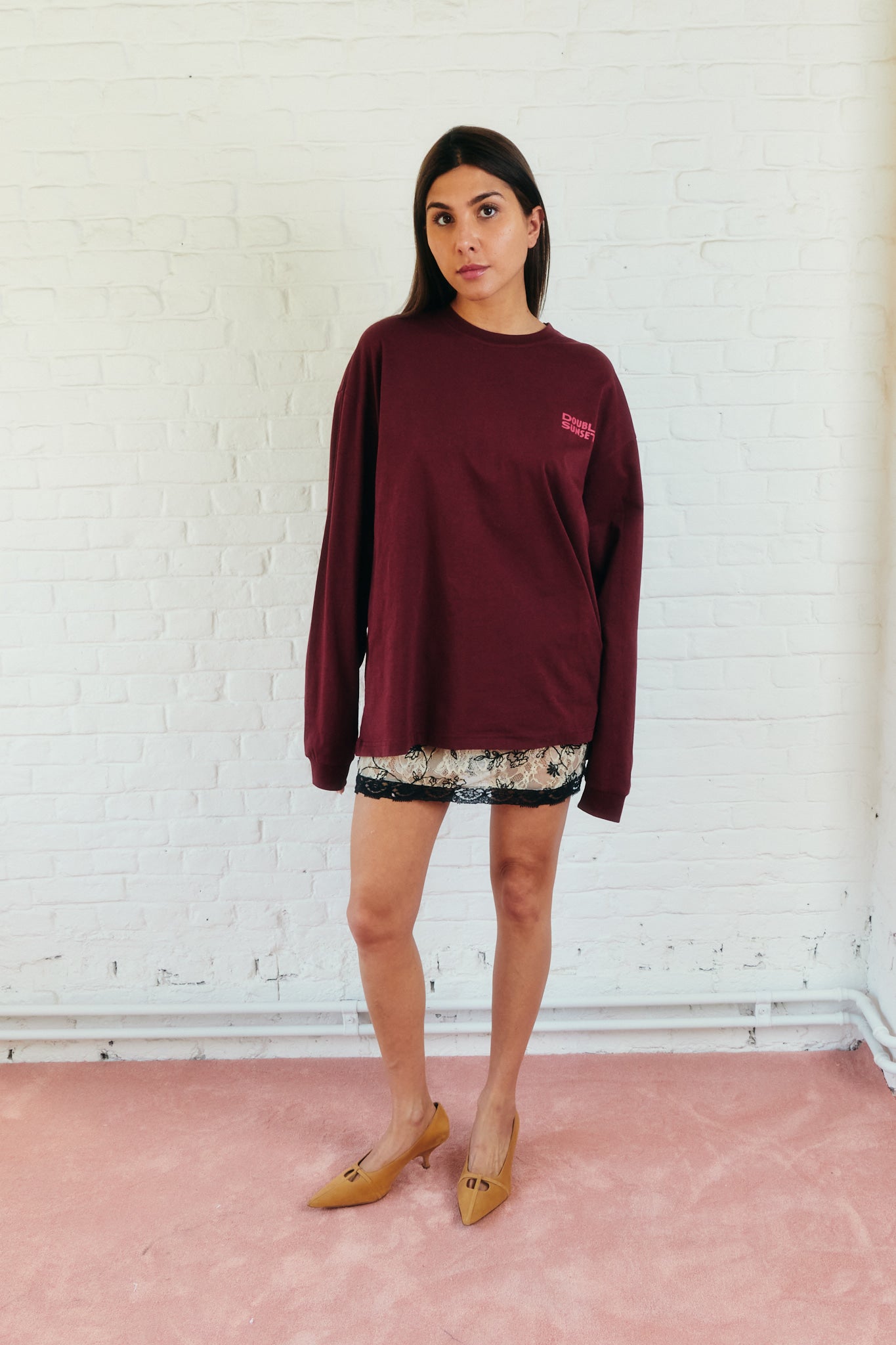 The Unisex Long Sleeve I Plum