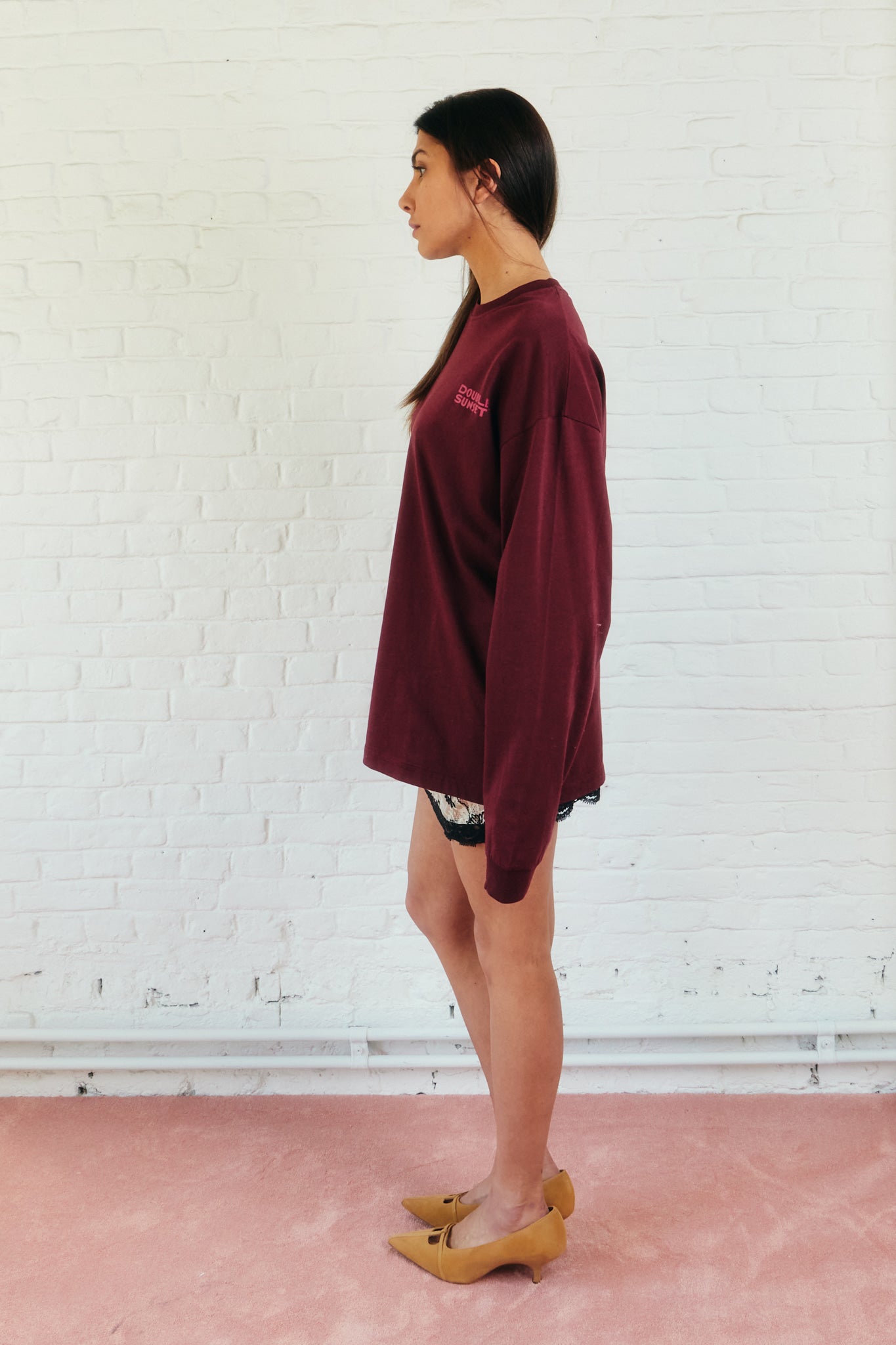 The Unisex Long Sleeve I Plum