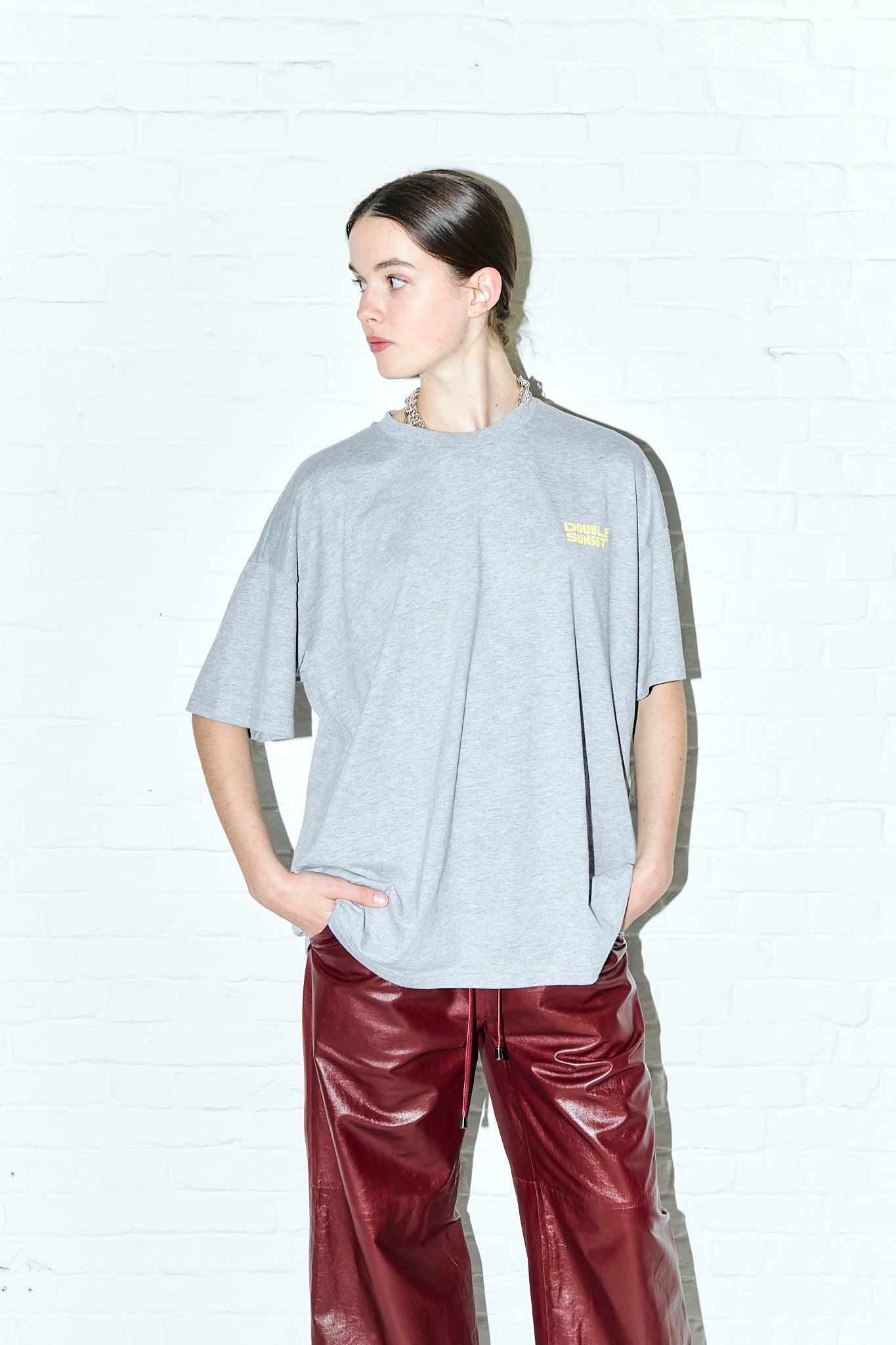 The Unisex T I Grey / Yellow