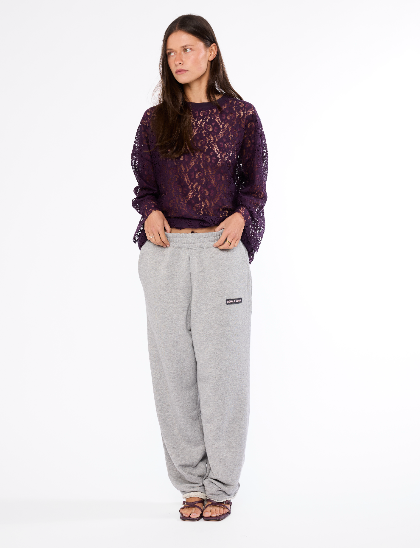 The Lace T - Purple