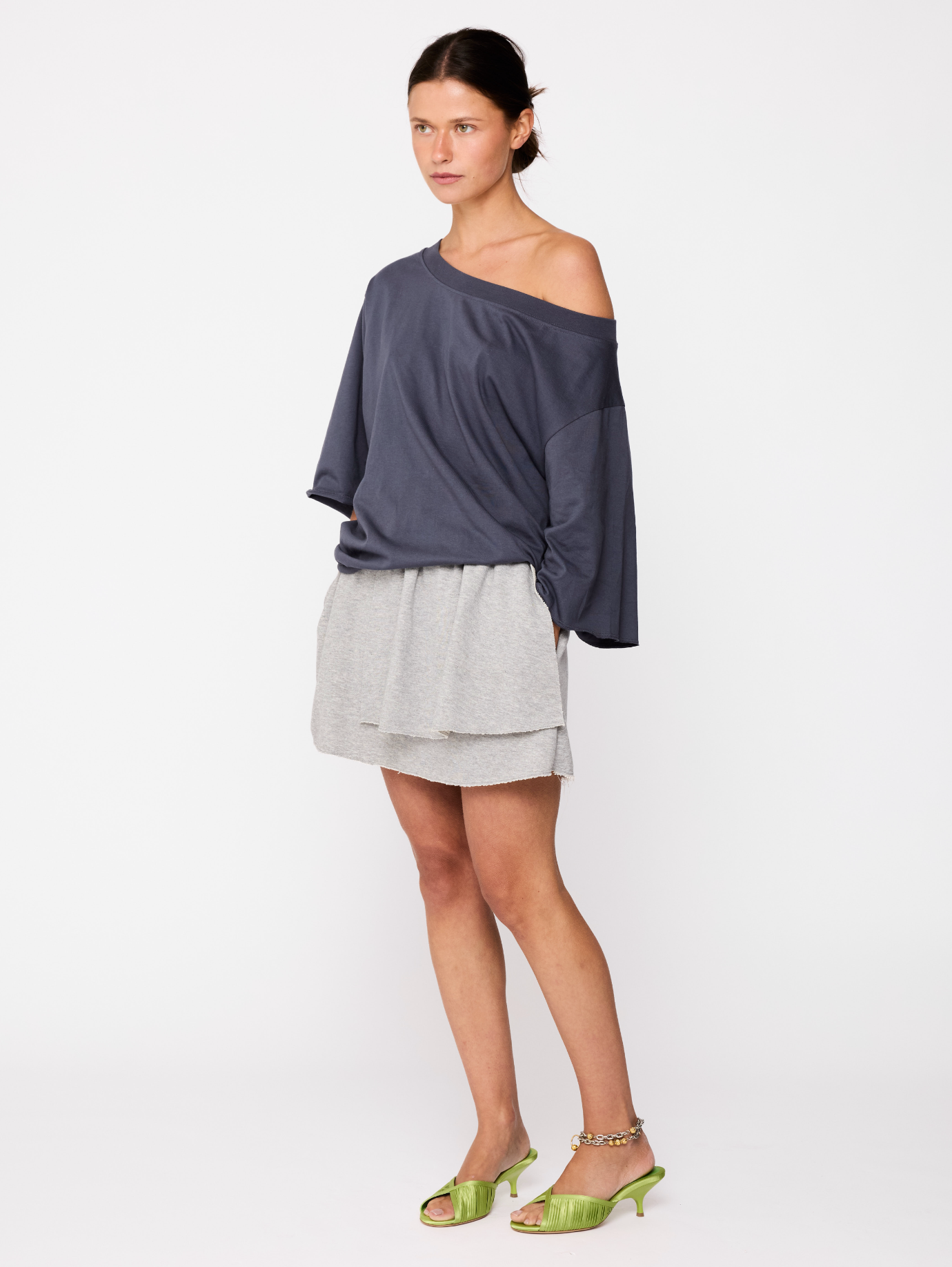 The Mini Skirt I Grey