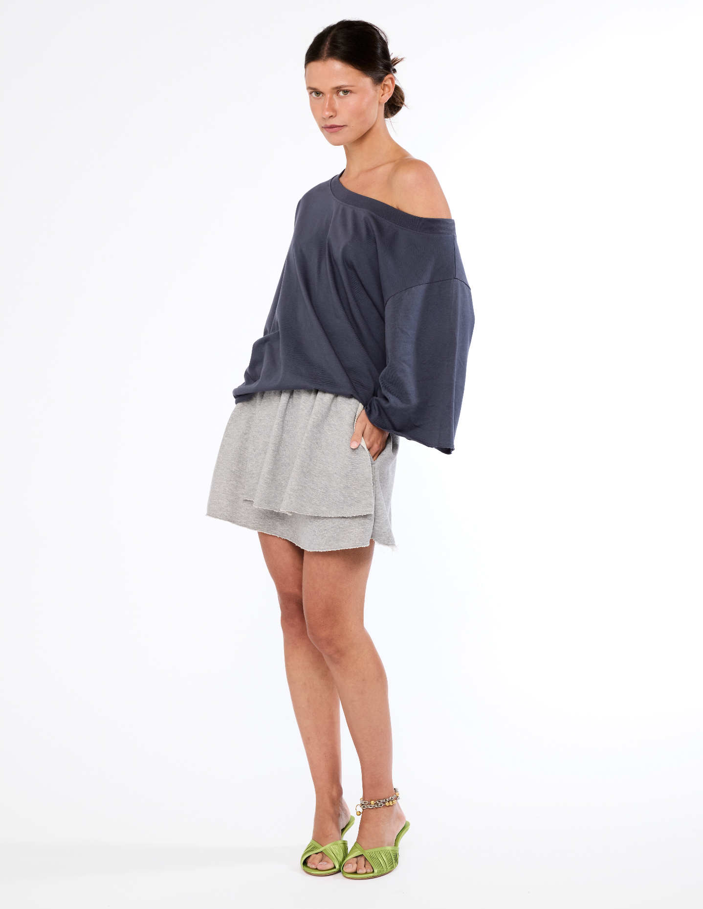 The Mini Skirt I Grey