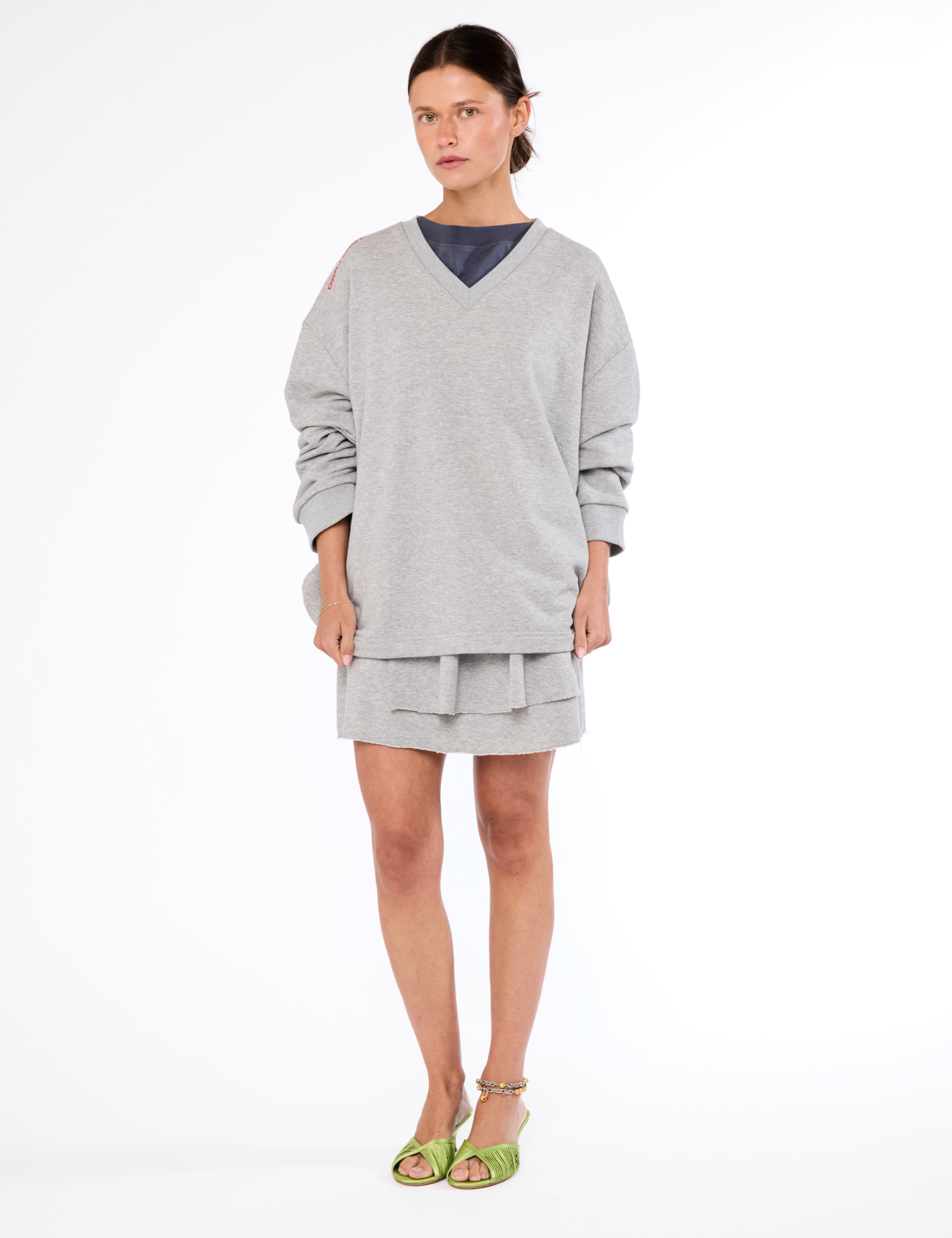 The Mini Skirt I Grey