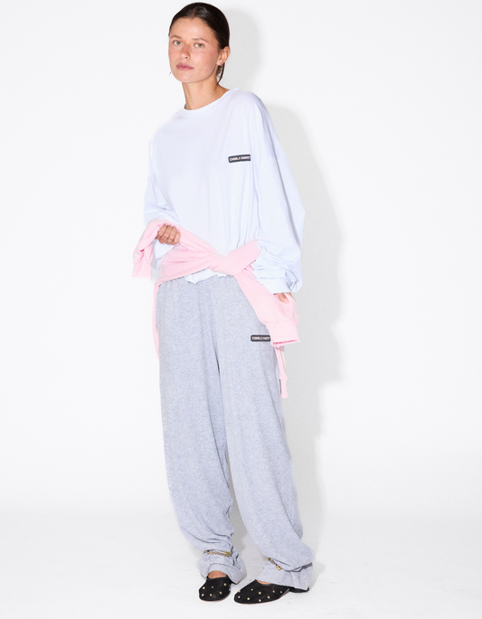 The Cropped Long T I White