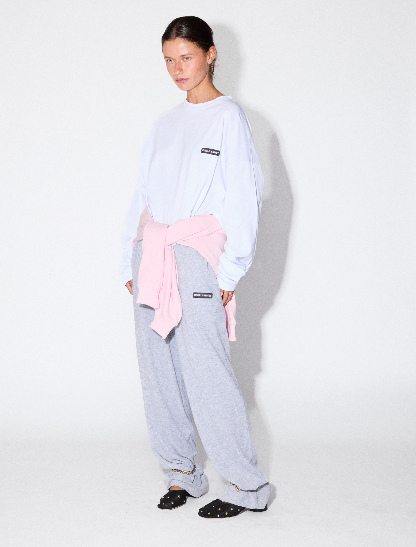 The Cropped Long T I White