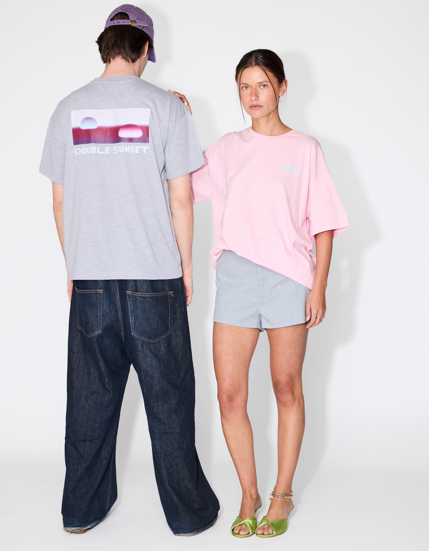 The Unisex T I Grey - Purple