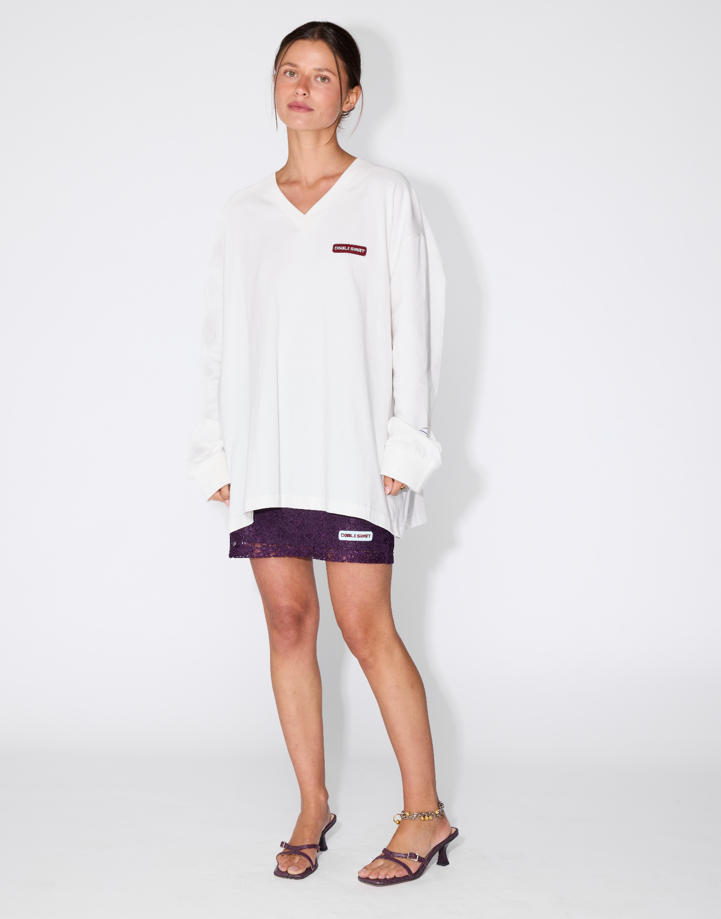 The V Longsleeve I  White